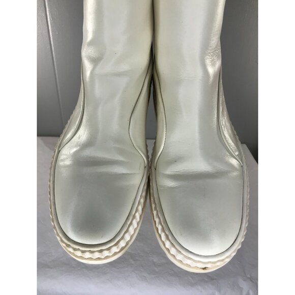 Puma 366266-02 Fenty By Rihanna Ivory Chelsea Sneaker Boots Women's Size 9 - Picture 6 of 9